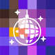 Logo de 1.FM - Disco Ball 70's-80's Radio
