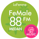 Logo de FeMale Radio Medan