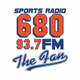 Logo de The Fan 680 / 93.7 FM - WCNN