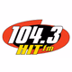 Logo de 104.3 HITfm - XHTO
