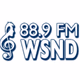 Logo de 88.9 FM WSND - WSND-FM