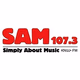 Logo de SAM 107.3 - KNUJ-FM