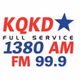Logo de KQKD Radio 1380 AM & 99.9 FM - KQKD