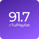 Logo de 91.7, Tu Playlist - XHCIA