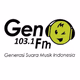 Logo de 103.1 Gen FM Surabaya