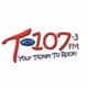 Logo de T-107 Your ticket to Rock - WCTT-FM