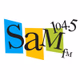 Logo de 104.5 SAM FM - KKMX