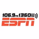 ESPN Radio 1360 AM - WHBG logo