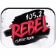 105.2 REBEL FM logo