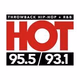 Logo de Hot 95.5/93.1 - W238AU