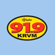 Logo de KRVM 91.9 FM - KRVM-FM