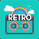 Logo de 100FM רדיוס - Retro