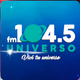 Logo de Radio Universo 104.5 FM