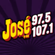 Logo de José 97.5 y 107.1 - K252BF
