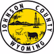 Johnson County Police, Fire, and EMS, Wyoming Highway Patrol, and DOT logo