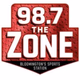 Logo de 98-7 The Zone - WWZN