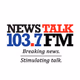 Logo de News Talk 103.7 FM - WEEO